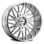 Vision 404 Brawl Wheel 22X14 (-76, 8X170, 125.2) Chrome Single Rim New. Price: $689.12.