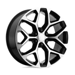 Performance Replicas PR176 Gloss Black Machined Wheels 22X9, 6X139.7/6X5.5, 24MM New. Price: $388.00.