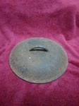 Vintage Cast Iron Skillet Lid - 10 1/2 Inch 9 7/8" Outside Lip To Used. Price: $79.99.