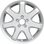 Refurbished 17X8.5 Painted Silver Wheel Fits 1998-1999 Mercedes ML320 560-65182 Remanufactured. Price: $214.96.