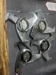 Old School Og Player Wire Wheel 3-BAR Spinners Used. Price: $125.00.