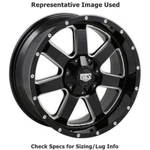 Rev Wheels 885M-2903512 Off Road Series 20"X9" Black And Machined New. Price: $299.95.
