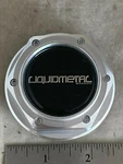 Liquidmetal Wheels Alloy Rim Hub Cover Aluminum Center Cap BC-595B 60MM Used. Price: $25.00.