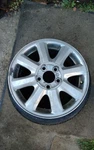 2007 2009 Buick Lacrosse 16 Inch Aluminum Wheel Rim 8 Spoke Silver 5 Lug Used. Price: $100.00.