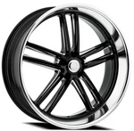 4 New 18X8 Resto Maverick Glossy Black Diamond Cut Lip 5X127 ET1 CB78.10 Wheel. Price: $1000.00.