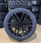 22" Arena A111 Supreme Black Wheels 32" At Rt Tires 6X5.5 Dodge Ram 1500 New. Price: $2374.05.