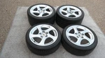 Porsche 996 Turbo Oem Genuine Solid 5 Spoke 18" Wheel Tire & Center Cap Set New. Price: $4000.00.