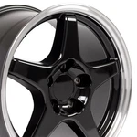 Oe Wheels CV01-17095-5475-56BM 17" Replica Fits Chevrolet Corvette ZR1 Black New. Price: $186.75.