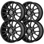 (set Of 4) Motegi MR118 MS7 17X8 5X4.5" +32MM Matte Black Wheels Rims 17" Inch New. Price: $890.96.