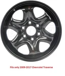Dorman 939-161 Chevy Traverse Steel Wheel Black 9598570 09 10 11 12 13 14 15 New. Price: $155.11.