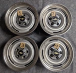 (4) Chevy Sivlerado 1500 C15 Factory Oem Steel Wheels 15X7 Rims Trim Rings 1616 Used. Price: $606.39.