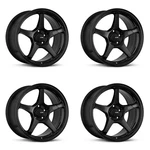 (4X) Enkei TS-5 Wheels 18X9.5 / 5X114.3 ET:38 CB:72.6 Gloss Black New. Price: $1095.72.