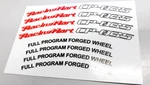 Racing Hart CP035 Decals 8PC Set - Jdm Replacement Wheel Stickers For 4 New. Price: $47.95.