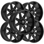 (set 5) Edge Off-road 304B 20X9 6X135/6X5.5" +0MM Gloss Black Wheels Rims New. Price: $1455.00.