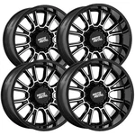 (4) Moto Metal MO810 Legacy 20X9 5X5.5"/5X150 +1MM Black/machined Wheels Rims New. Price: $1266.96.