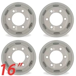 16" Set Of 4 White Wheels For Isuzu Npr-hd Nqr 95-25 Oem Quality Steel Rim New. Price: $609.96.