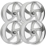 (set Of 4) Dazz D105 Bussin 24X9 5X4.75"/5X5" +0MM Brushed/ssl Wheels Rims New. Price: $3700.00.