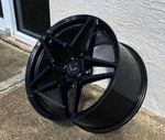 Gloss Black Carbon Flash C7 ZR1 Corvette Wheels Fits: Z06/GS 19X10/20X12" New. Price: $1499.00.