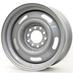 Blem - Hot Rod Hanks 55 Rally Rim 15X6 5X114.3/5X120.65 ET6 Silver (qty Of 1) New. Price: $79.00.