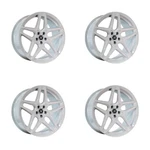 (set Of 4) Heritage Ebisu Monoc 19X8.5 5X114.3 +35 White Wheels Rims New. Price: $1316.00.