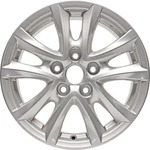 New 16" 6.5" 5X114.3 Silver Alloy Replacement Wheel Rim 2014-2018 For Mazda. Price: $184.99.