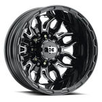 Vision 410 Korupt Dually Rear 17X6.5 8X165.1 ET-143 Gloss Blk Milled (qty Of 1) New. Price: $398.06.