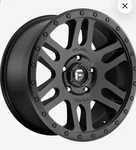 Fuel Recoil Matte Black Rims: 17X8.5, 6X139.7/6X5.5, Mm, D58417858350 New. Price: $200.00.