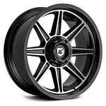 Gear Off Road 773MB Wheel 17X9 (0, 8X165.1, 125.2) Black Single Rim New. Price: $257.72.