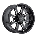 Black Rhino Sierra 20X9 6X139.7 ET12 Gloss With Milled Spokes (qty Of 1) New. Price: $367.57.