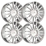 (SET-4) Cavallo CLV-47 22X9.5 5X115 15MM Nano Chrome Wheels Rims Inch New. Price: $1648.30.