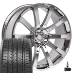 2253 Chrome 20X9 Rims 245/45ZR20 Tires Tpms Set Fit Dodge Chrysler New. Price: $2135.00.