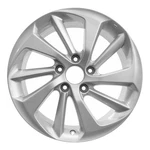 Refurbished Painted Sparkle Silver Aluminum Wheel 17 X 42800TV9A71 Remanufactured. Price: $281.69.