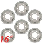 16" Set Of White Wheels For Isuzu Npr-hd Nqr 95-25 Oem Quality Steel Rim New. Price: $909.96.