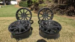 Liquid Metal Shadow 17 7.5 - 40 Offset 5X114.3 Used. Price: $350.00.