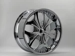 22" Eco Wheels Style 810 22X9.5 Chrome Finish Lug 6X139.7 Et +20 #65 New. Price: $1495.00.