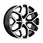 Performance Replicas PR176 Gloss Black Machined Rims: 22X9, 6X139.7/6X5.5, 24 Mm New. Price: $388.00.