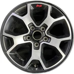 Jeep Polished Black Wrangler Factory Rim 17X7.5 2018-2021 Oem Alloy 9218 Used. Price: $184.97.
