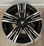 Wheel Rim For Bmw 740I Oem 90 Percent Machined Black 22.5" X 11.5" Remanufactured. Price: $657.99.