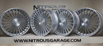 Silver Concave Staggered RF22 Wheels Fits Mercedes W167 Gle Suv W/benz Caps New. Price: $1747.50.