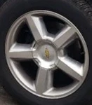 2011 Avalanche 1500 Oe Wheel 20X8-1/2 Spoke Covered Lug Nuts Tapered Used. Price: $270.30.