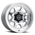 Icon Alloys Nuevo, Silver Machined, 17 X 8.5 / 6 5.5, 25MM Offset, 5.75" Bs New. Price: $257.03.