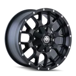 Mayhem Warrior 8015 Matte Black 20X9 8-180 0MM 124.1MM New. Price: $314.99.