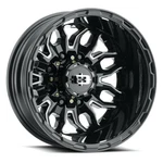 17" Vision 410 Korupt Gloss Black Milled Spoke 17X6.5 Wheel 8X6.5 (8X165.1) -143 New. Price: $342.90.