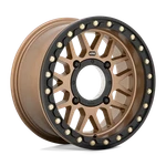 New 15X6 Kmc Atv Grenade Beadlock Satin Bronze 4X156 KS23556044638. Price: $317.00.