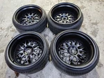 19 5X114.3 Step Gmr Wheel's Centers/faces, Hre Bbs Volk Advan Ssr Work Ccw Used. Price: $1150.00.