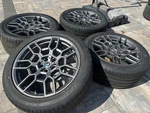 Like New 2023-2025 Oem Bmw Xm Factory Style 918M 21" Wheels Tires Tpms Caps Set Used. Price: $3990.00.