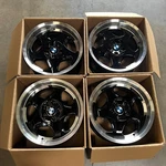 4X New Gloss Black Bmw Throwing Star Style Wheels Rims 17X9.0 5X120 +22. Price: $949.99.