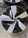 2022-2025 Volkswagen Taos Wheel Rim 18X7 Spoke Machined And Black Painted Used. Price: $265.00.