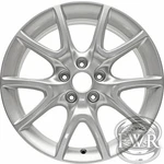 Used 17" Silver Alloy Wheel Rim For 2013-2016 Dodge Dart 2445 2481. Price: $143.00.