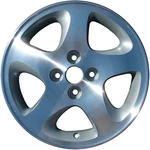 15X6 Machined Medium Sparkle Silver Wheel Fits 1999-2003 Mazda Protege Remanufactured. Price: $198.96.